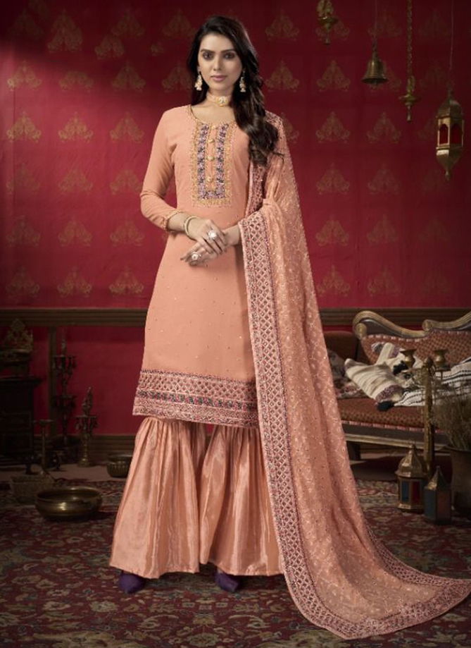 Zeeya Erina Varni New Exclusive Faux Georgette Festive Wear Salwar Suit Collection